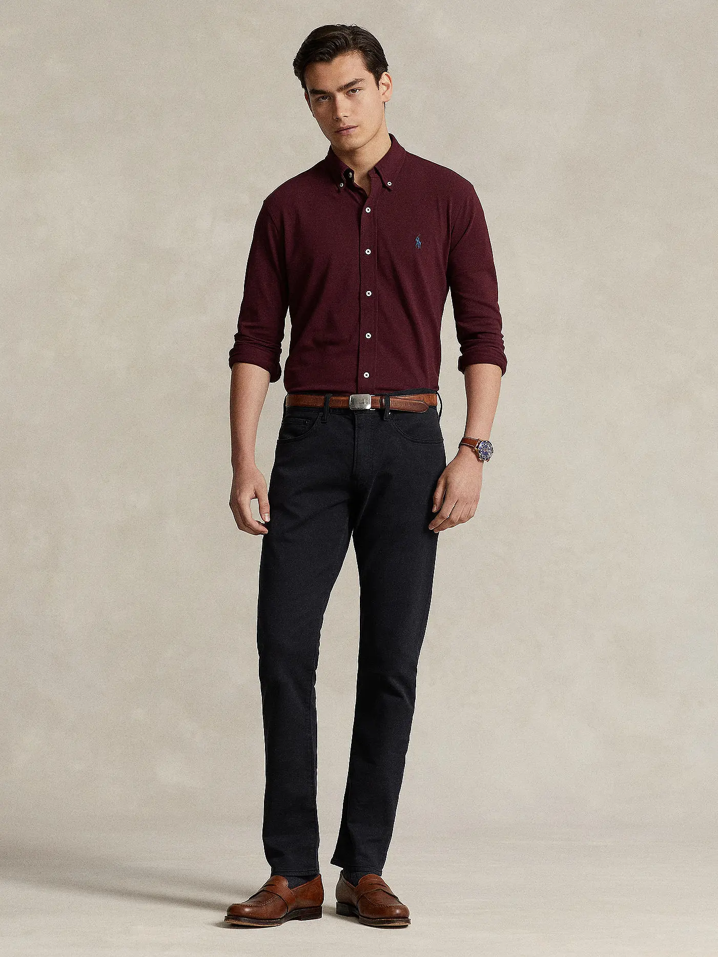 POLO RALPH LAUREN | Hemd Modern Fit | rot